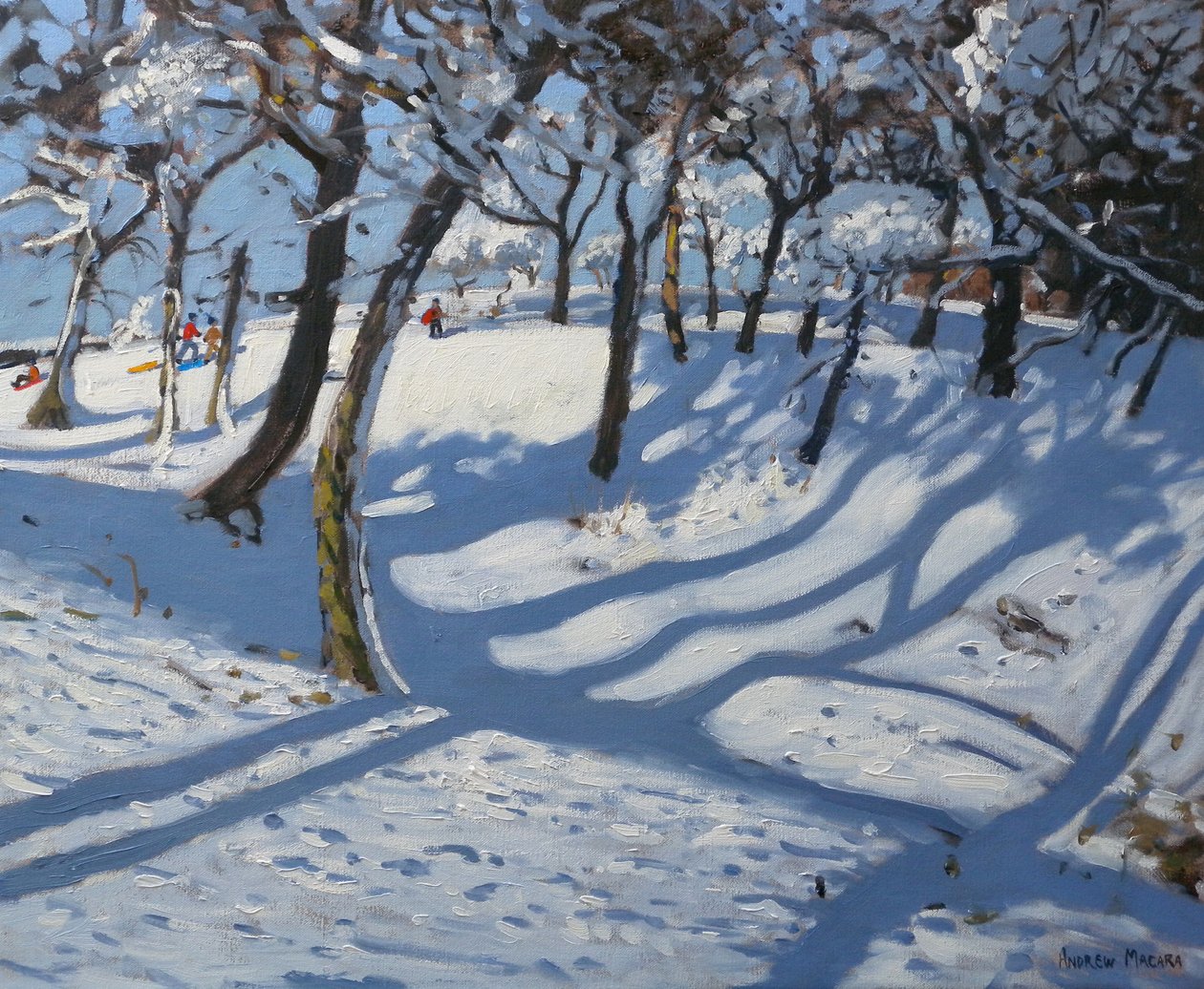Winter, Ladmanlow door Andrew Macara