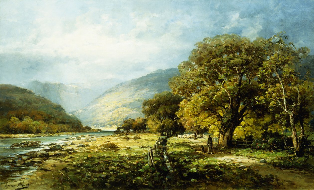 Een Wandeling Langs de Rivier door Andrew Melrose