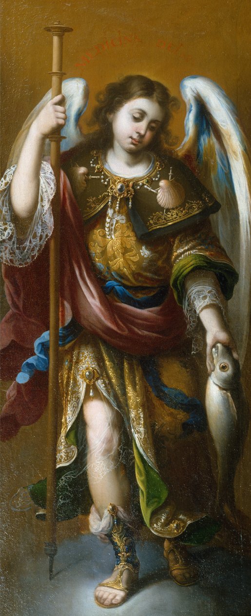 St. Raphael door Andrés Pérez de Murillo