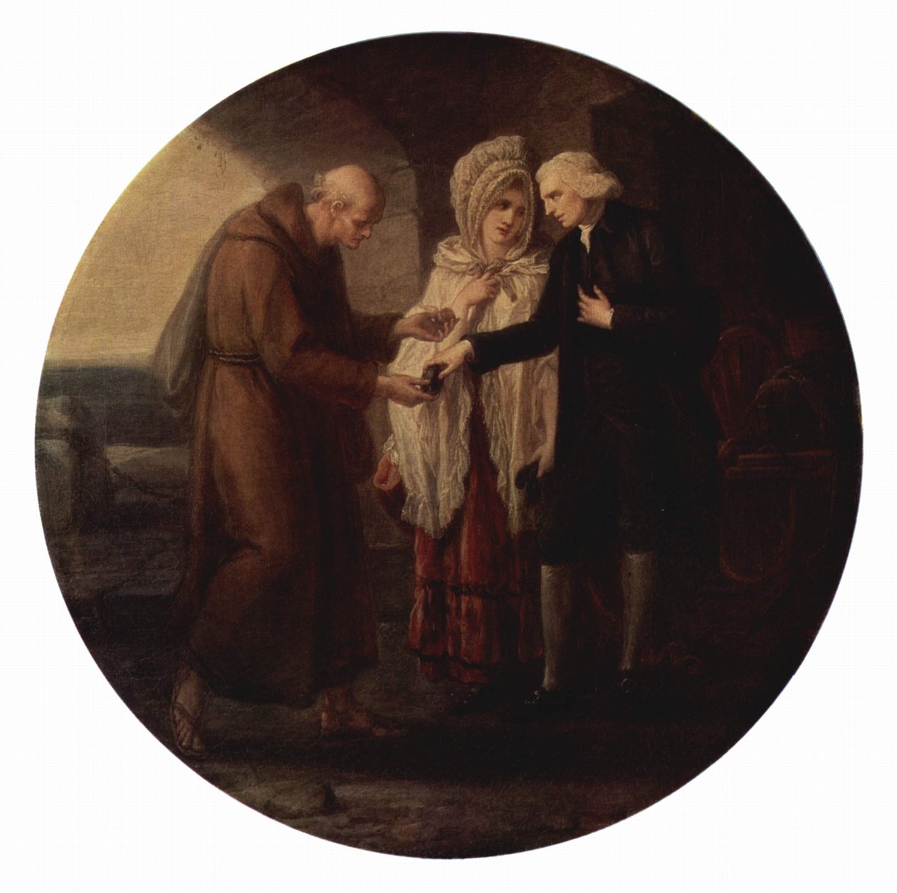 Monnik uit Calais door Angelica Kauffmann