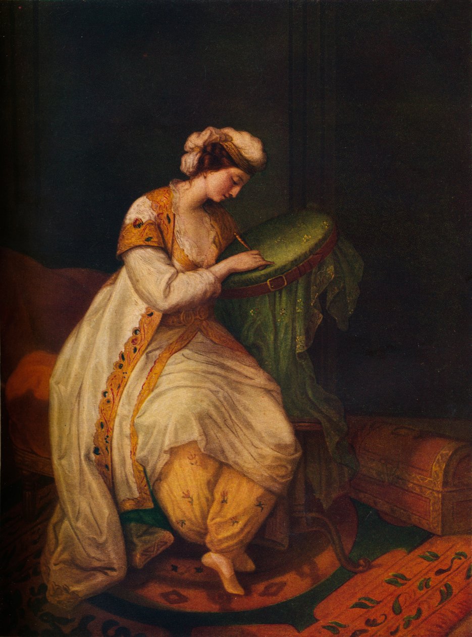 Ochtendvermaak, ca. 1784 door Angelica Kauffmann