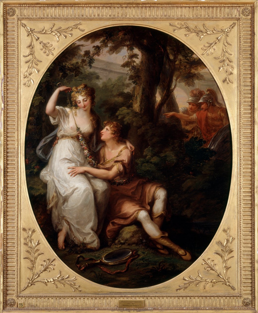 Rinaldo en Armida door Angelica Kauffman