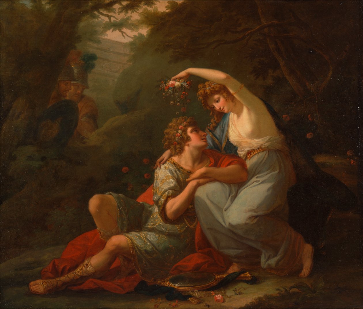 Rinaldo en Armida door Angelica Kauffmann