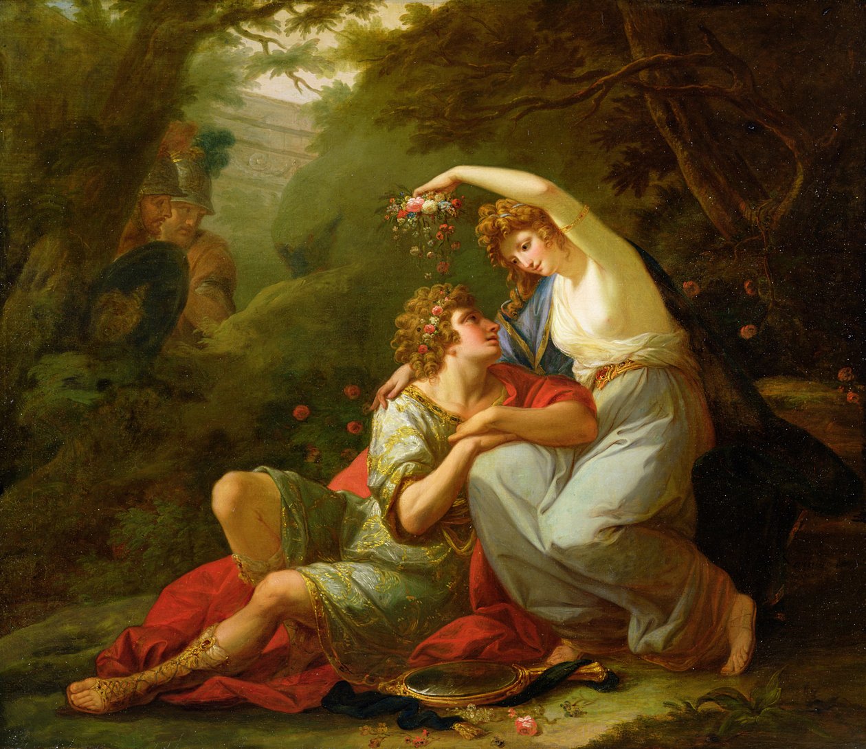 Rinaldo en Armida door Angelica Kauffmann