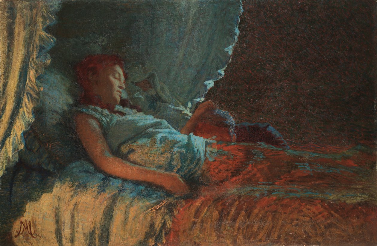 Alba Serena Moederschap, 1889-1890 door Angelo Morbelli