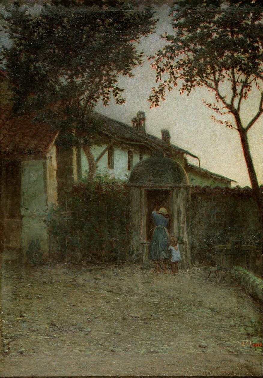 Dageraad door Angelo Morbelli