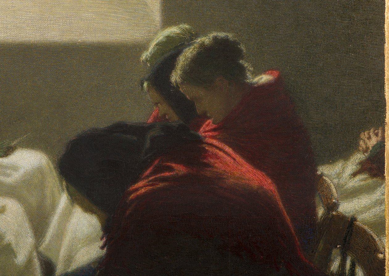 Lege stoel, 1903 door Angelo Morbelli