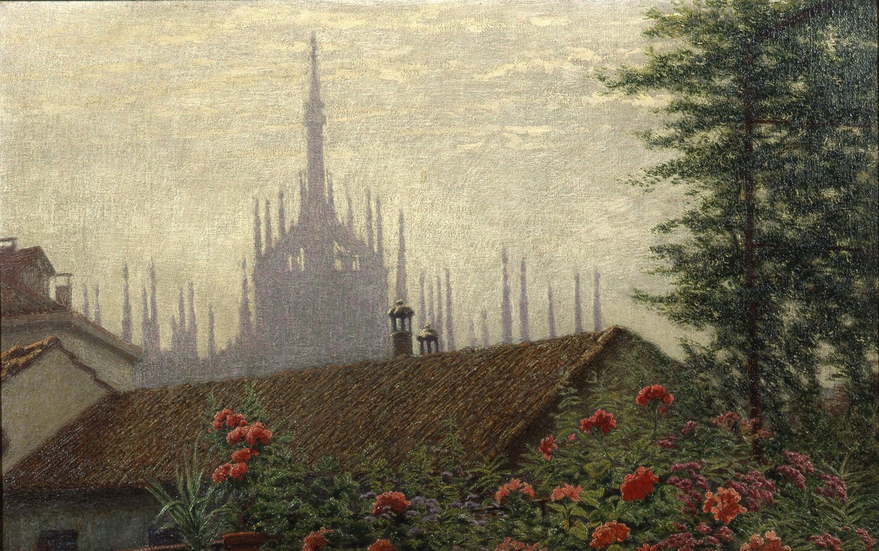 De Torens van de Dom, 1900-1901 door Angelo Morbelli