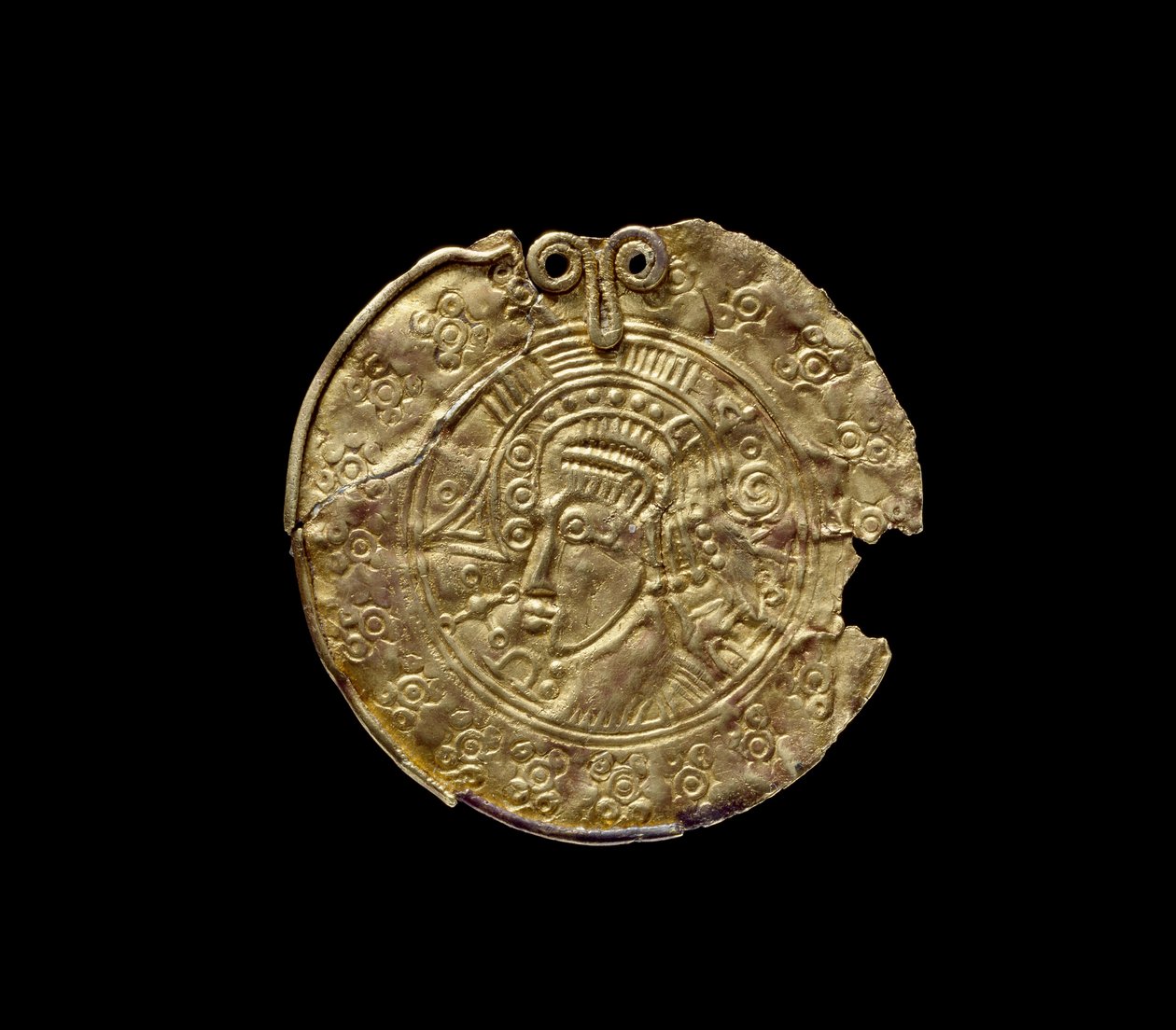 De St Giles Bracteate (goud) door Anglo Saxon