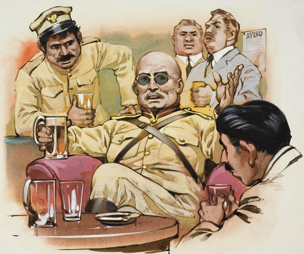 Dictator (gouache op papier) door Angus McBride