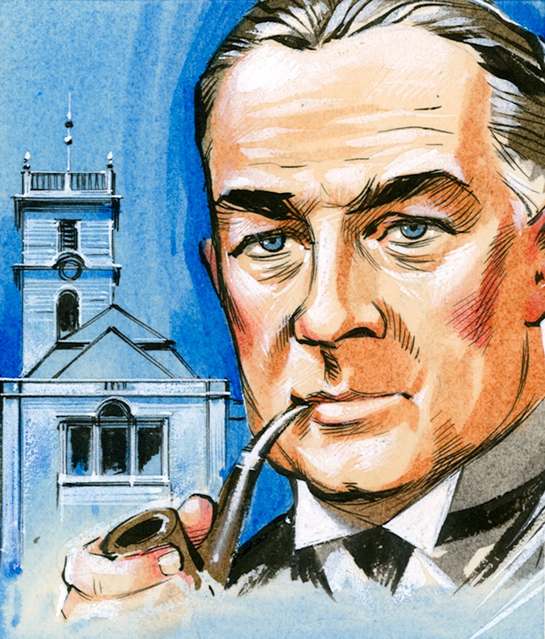 Stanley Baldwin door Angus McBride