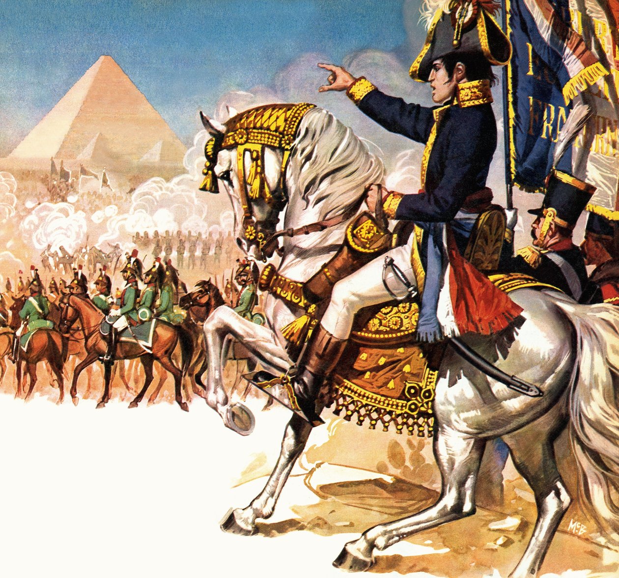 De slag om de piramide door Angus McBride