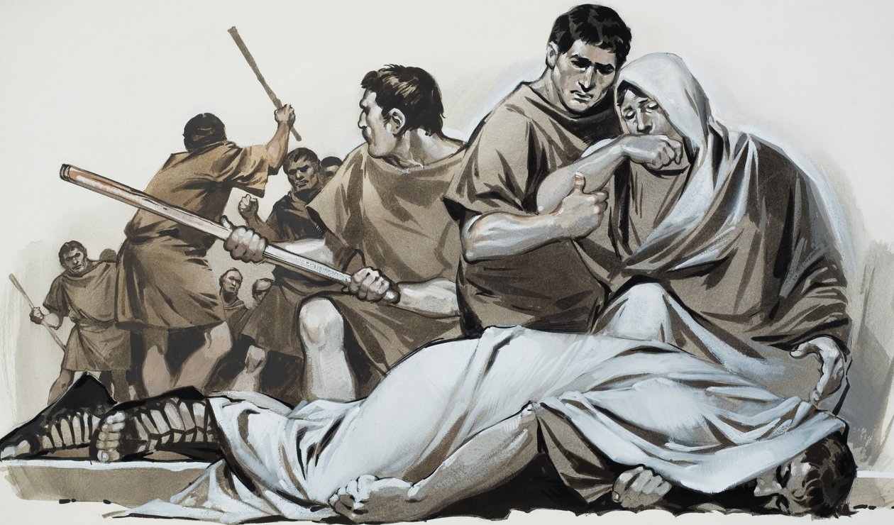 Tiberius Gracchus (gouache op papier) door Angus McBride