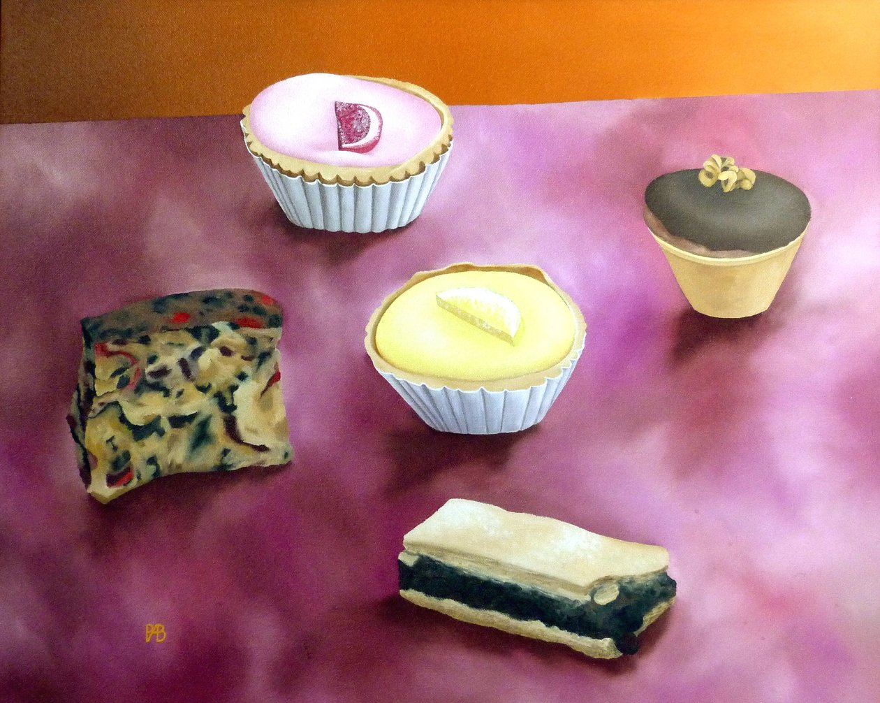 Vijf taarten, 1988 door Anna Phillips
