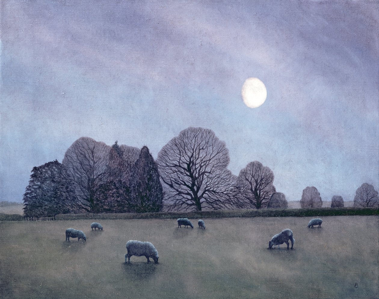 Maanverlichte nacht, 2004 door Anna Phillips