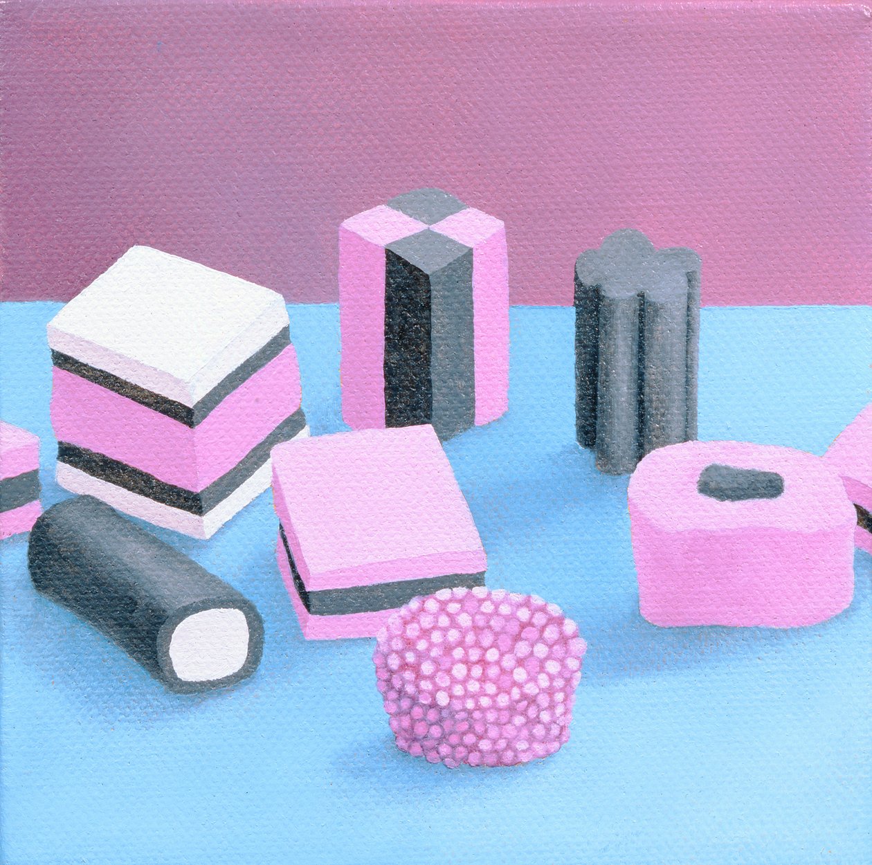 Roze Allsorts, 2003 door Anna Phillips