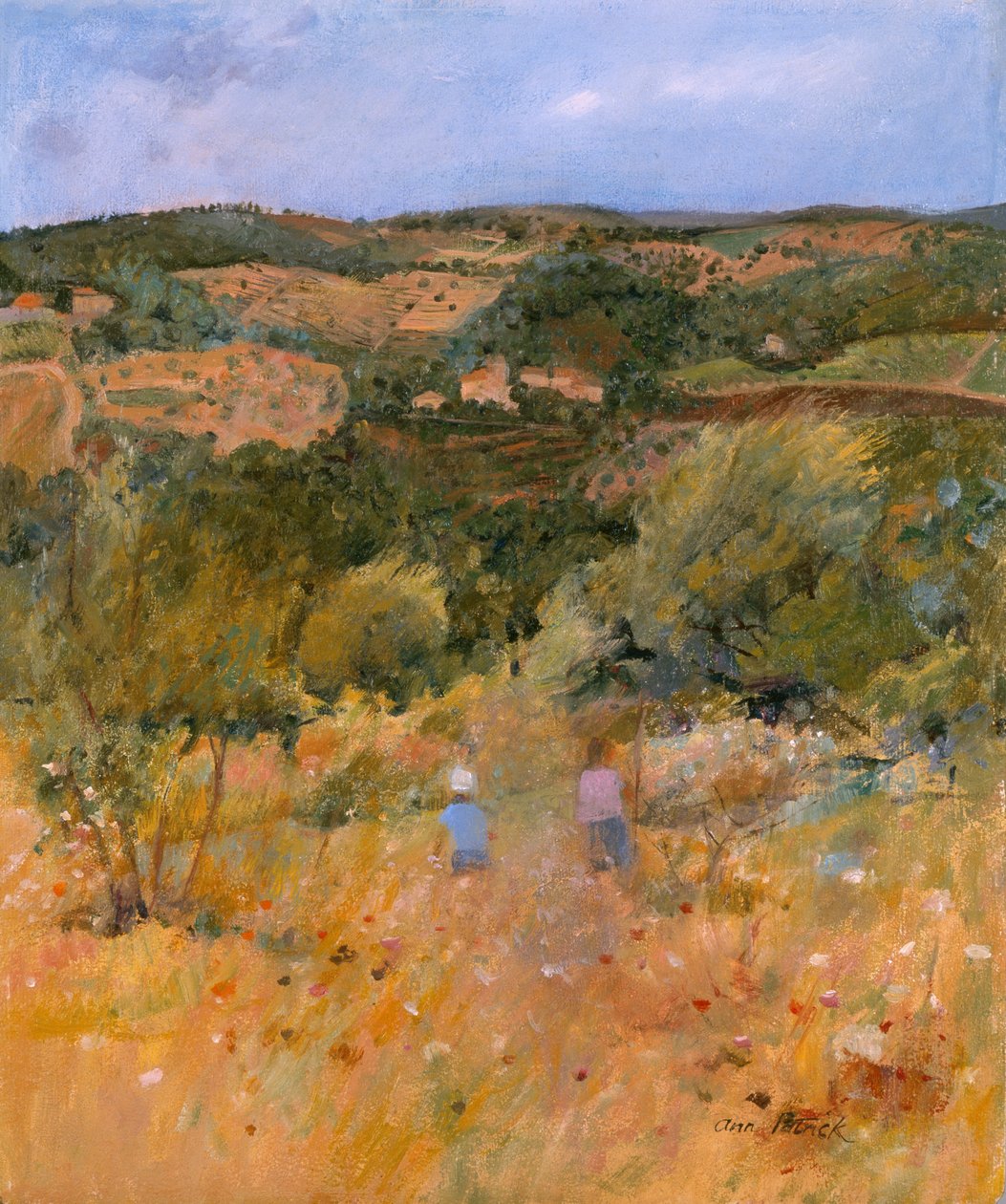 Landschap bij Siena, 1994 door Ann Patrick