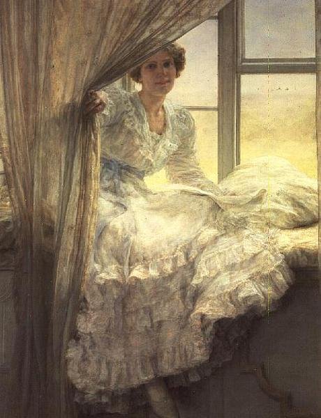 Bij het Raam door Anna Alma Tadema