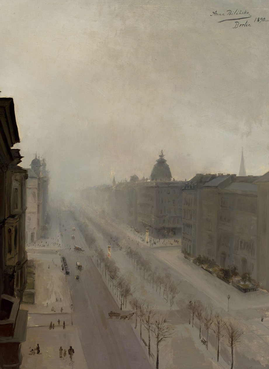 Unter den Linden in Berlijn door Anna Bilińska Bohdanowicz