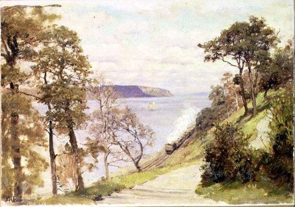 De Hudson, c.1906-09 door Anna Richards Brewster