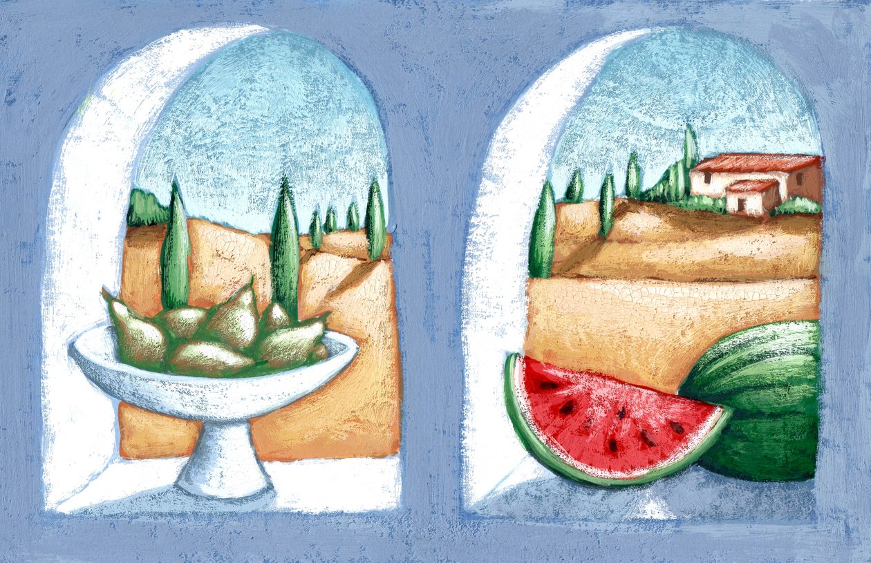 Italiaans Landschap door Annalisa Morrocco
