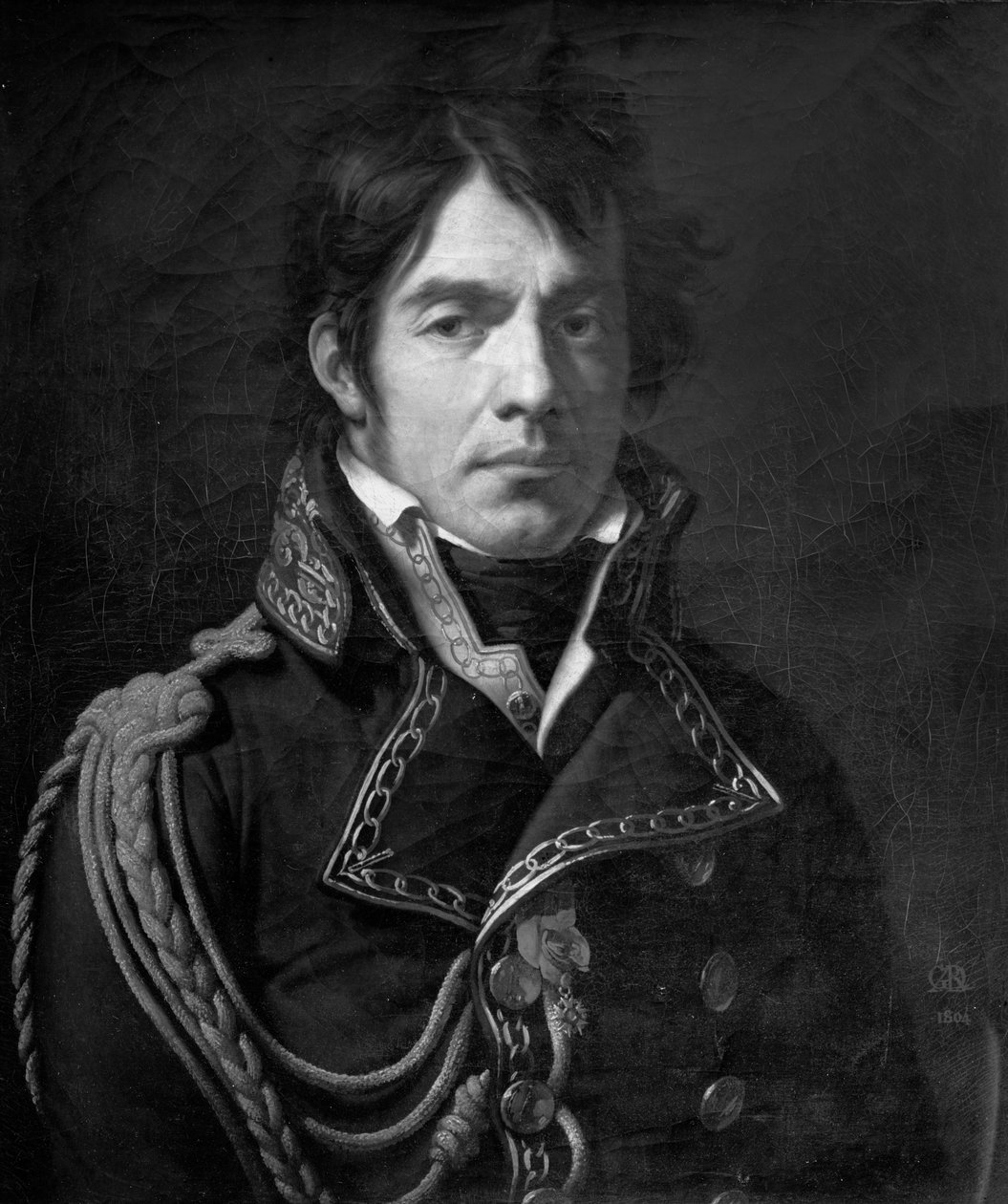 Baron Dominique Jean Larrey (1766-1842) 1804 door Anne Louis Girodet de Roucy Trioson