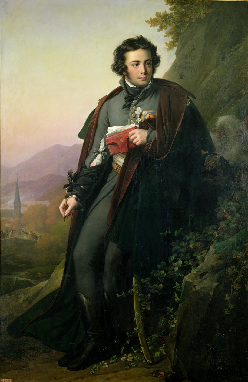 Charles-Artus de Bonchamps (1760-93) 1824 door Anne Louis Girodet de Roucy Trioson