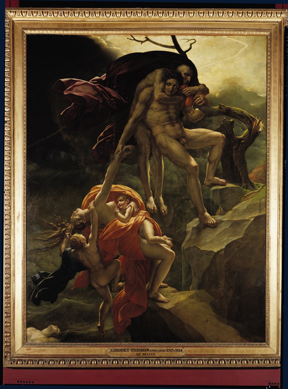 De zondvloed, 1806 door Anne Louis Girodet de Roucy Trioson