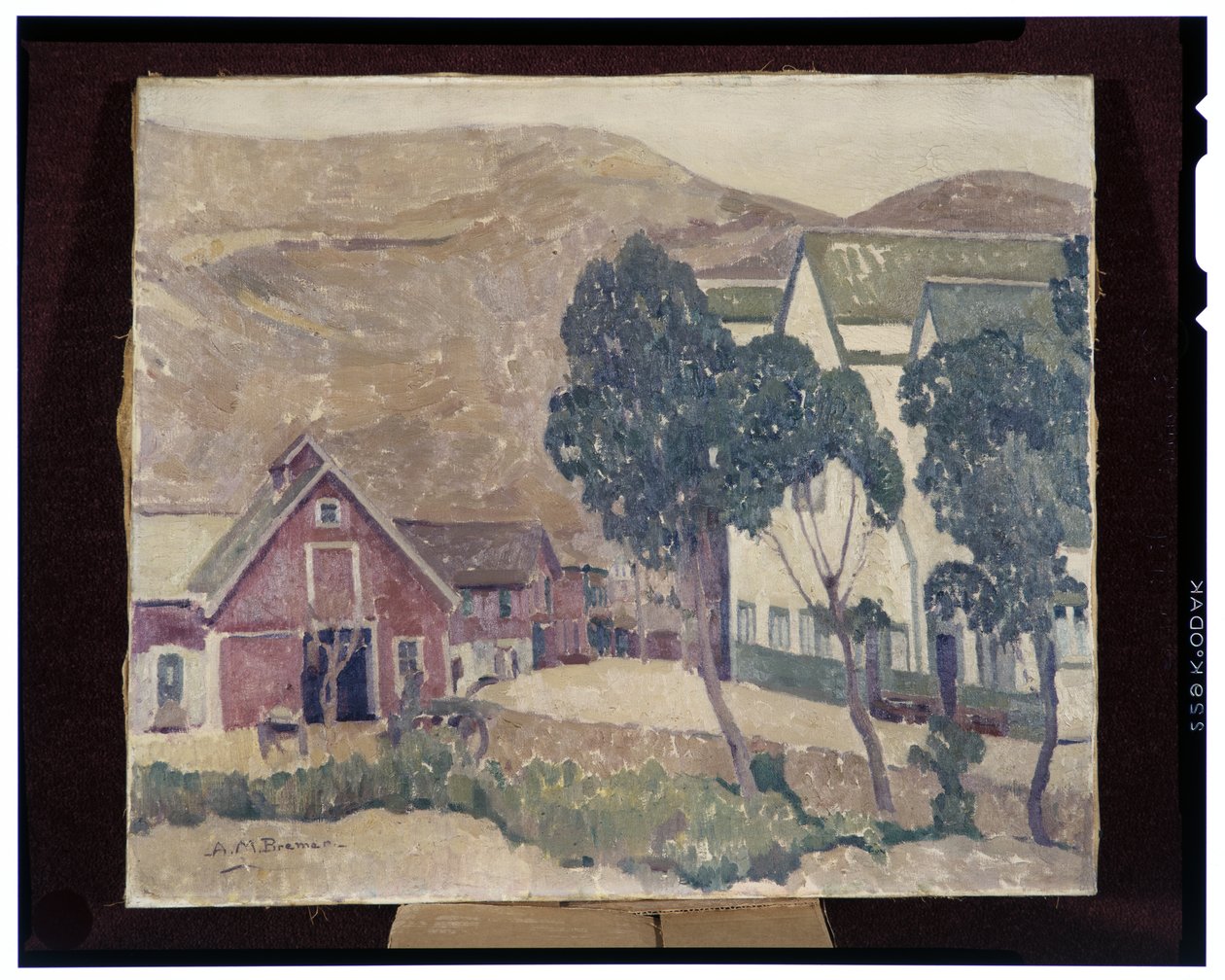 Californisch landschap, c.1916 door Anne Millay Bremer