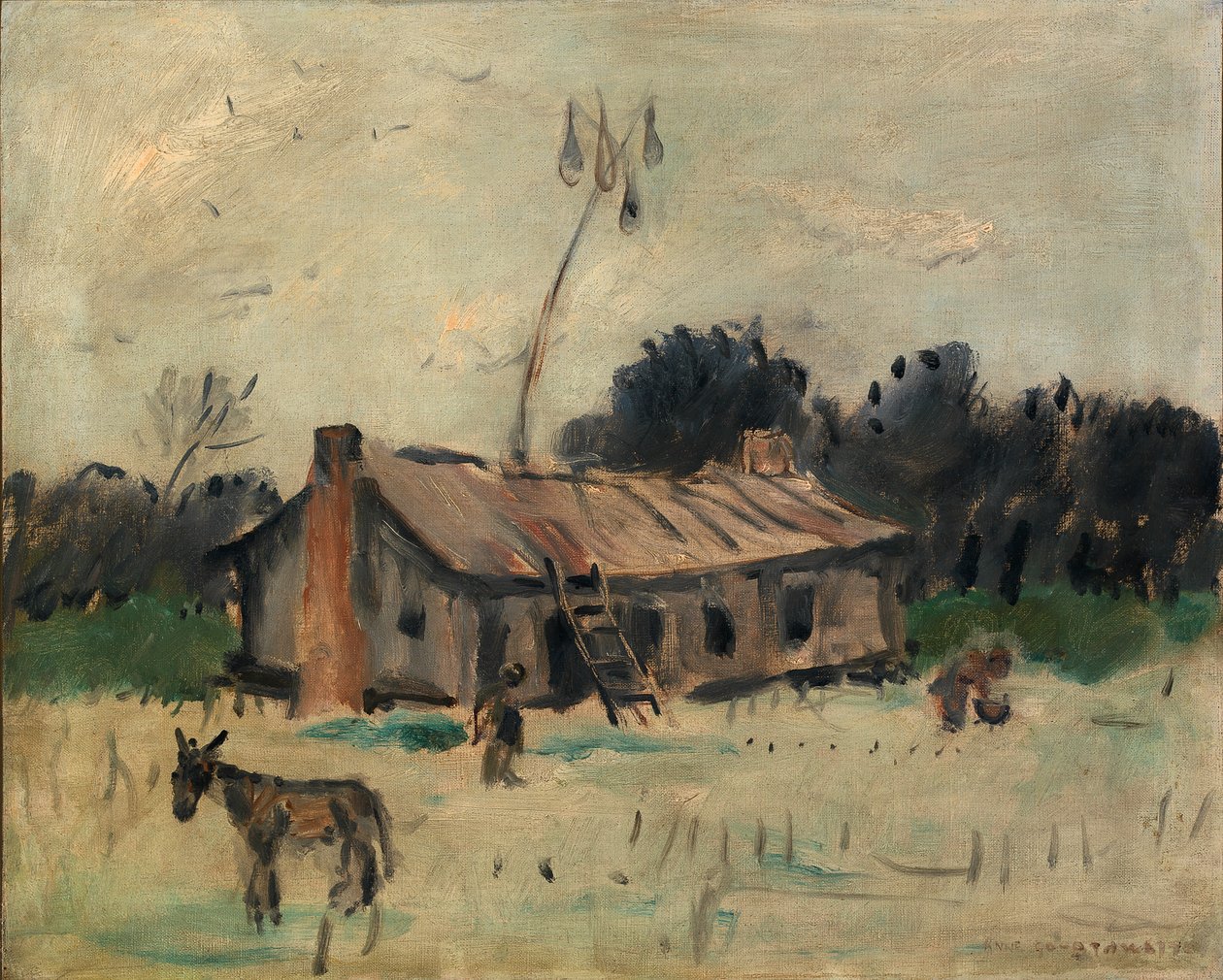 Hut in Alabama, ca. 1915-1925 door Anne Goldthwaite