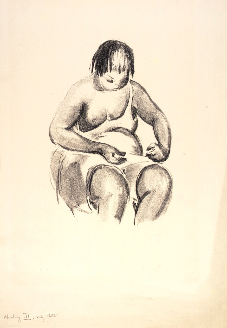 Mending III door Anne Goldthwaite