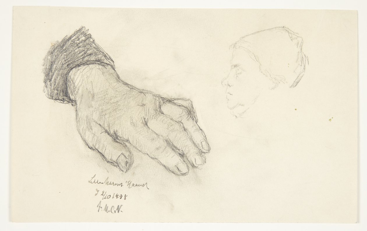Lille Marens hand door Anne Marie Carl Nielsen