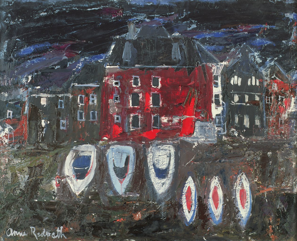 Scheepswerf, Amsterdam door Anne Redpath