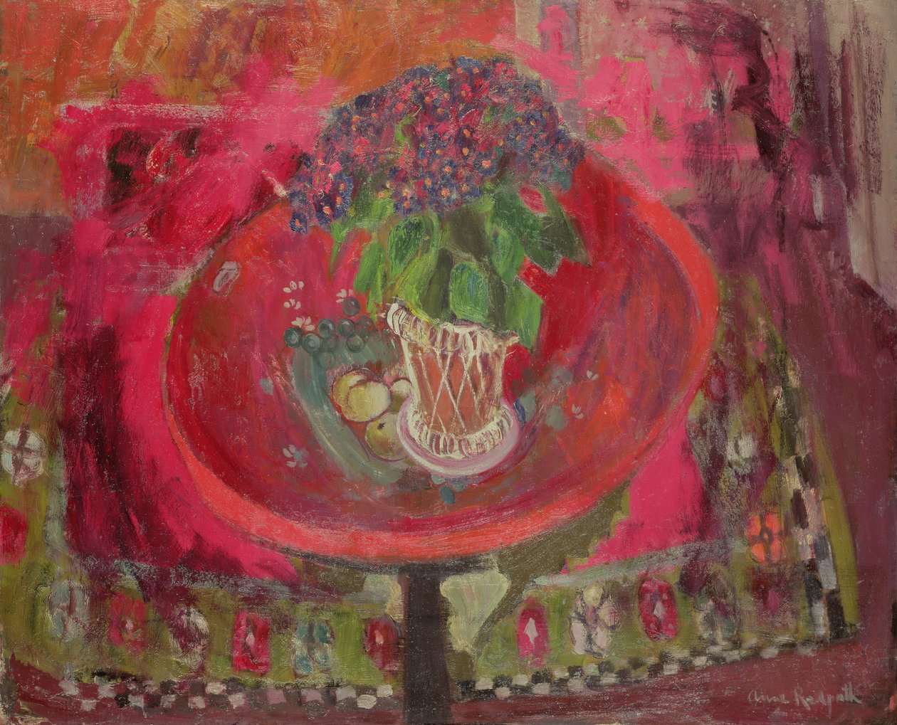 De rode dienblad door Anne Redpath