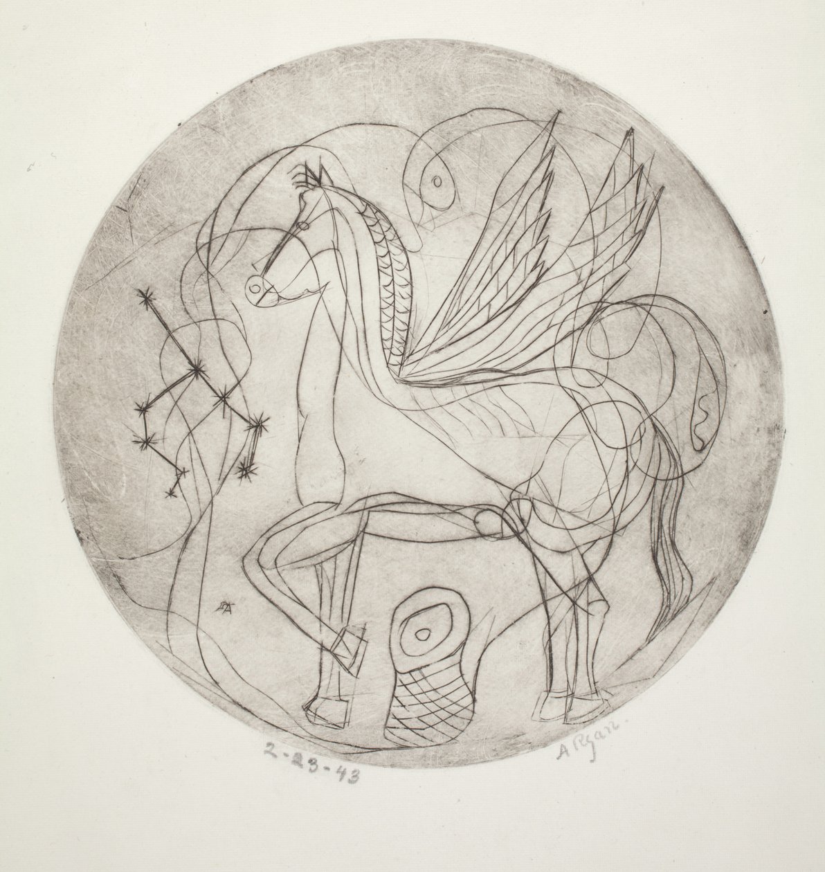 Pegasus door Anne Ryan