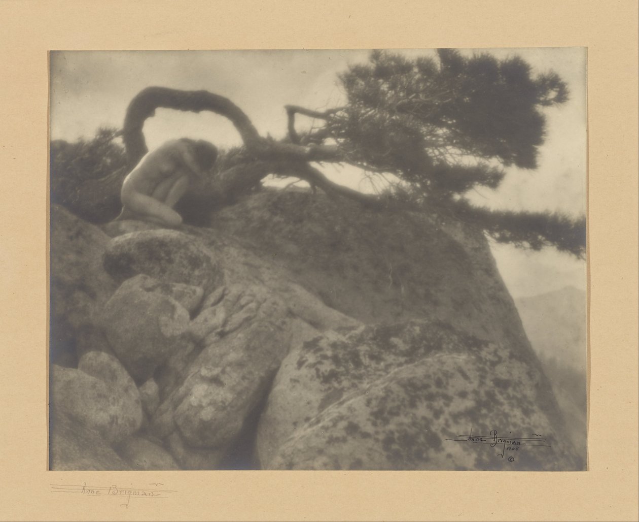 De eenzame den door Anne W. Brigman