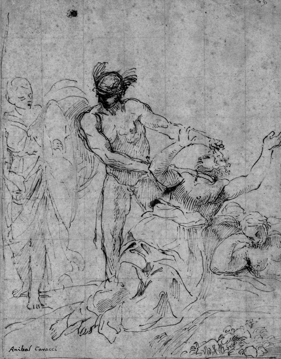 Perseus doodt Medusa door Annibale Carracci