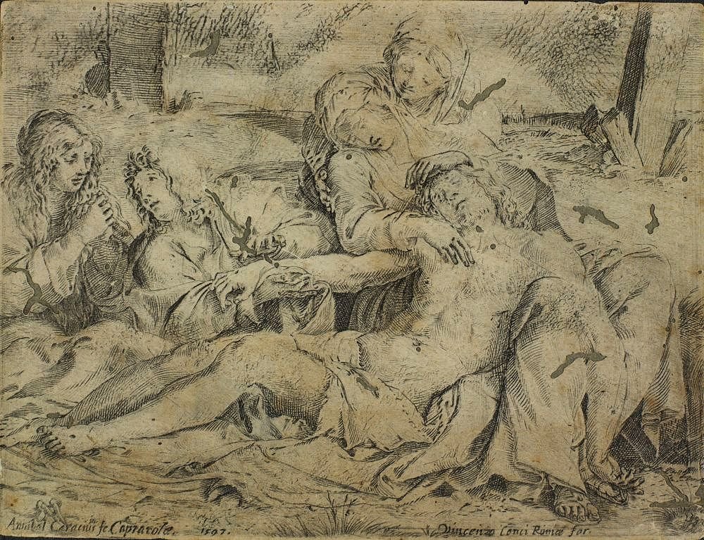Pietà door Annibale Carracci