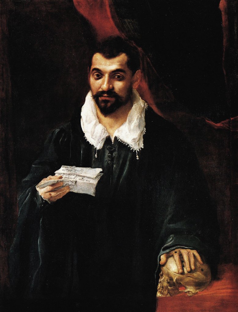 Portret van dokter Bossi door Annibale Carracci