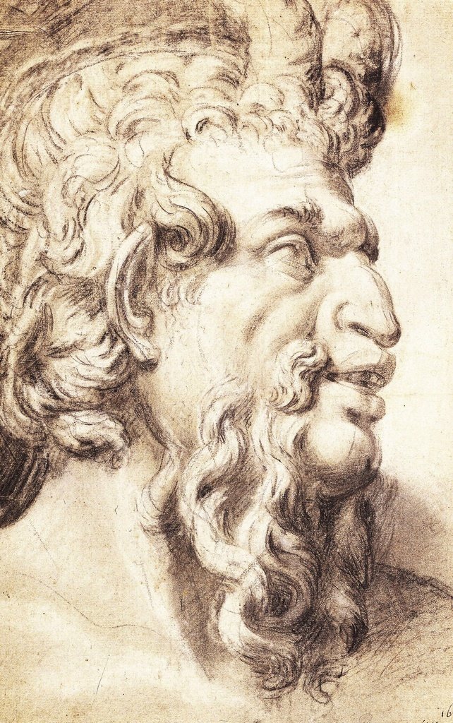 Sater door Annibale Carracci