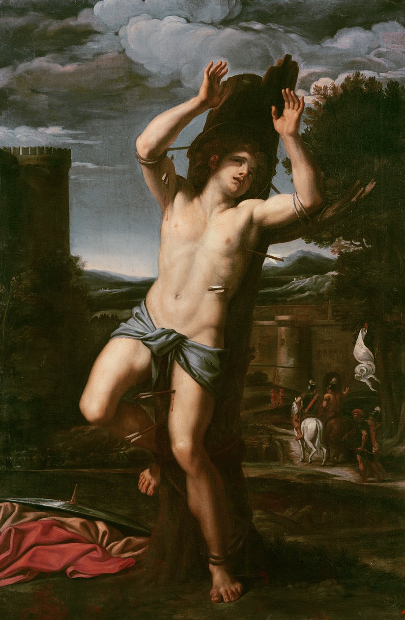 Het martelaarschap van Sint Sebastiaan door Annibale Carracci