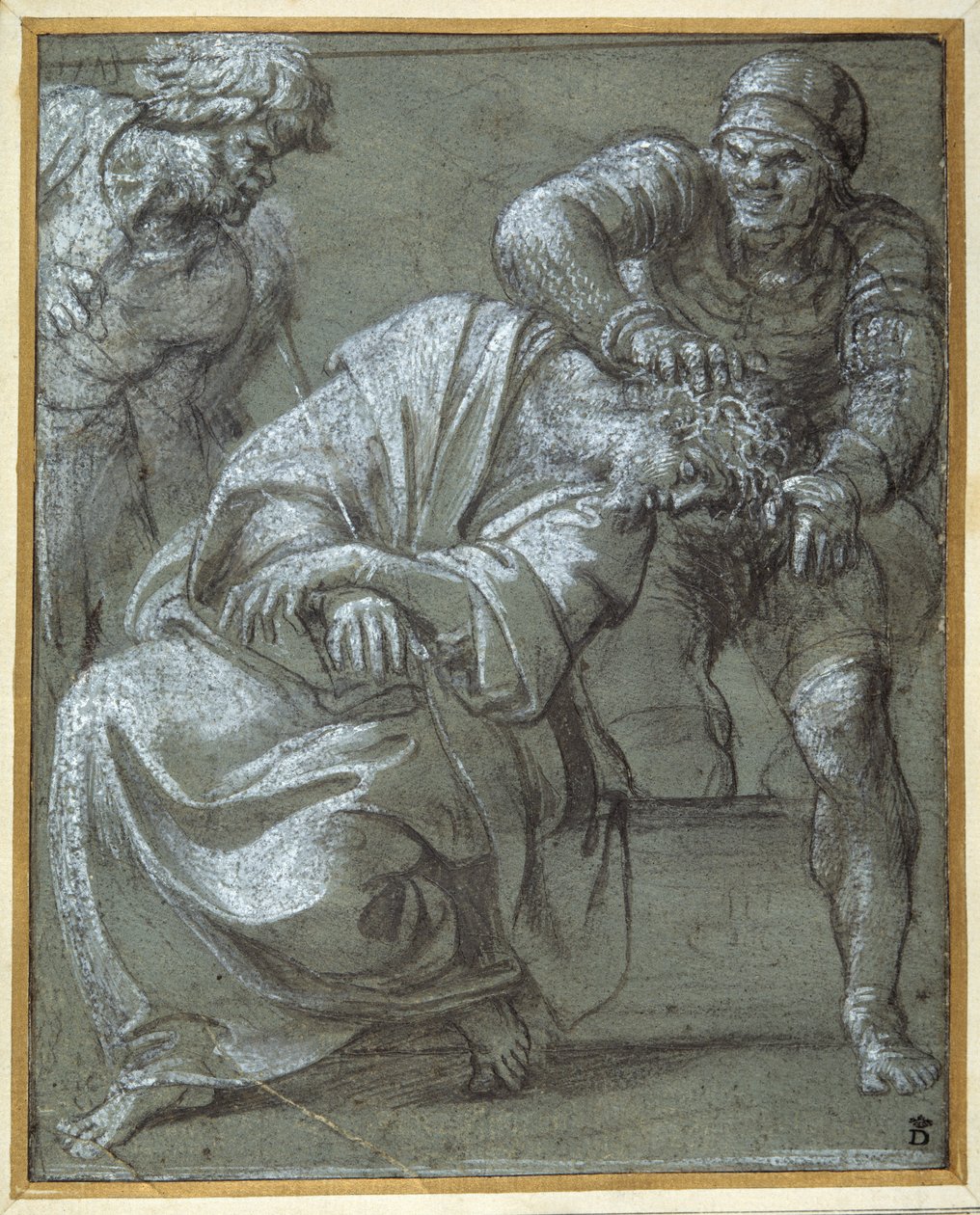 Christus gekroond met doornen door Annibale Carracci