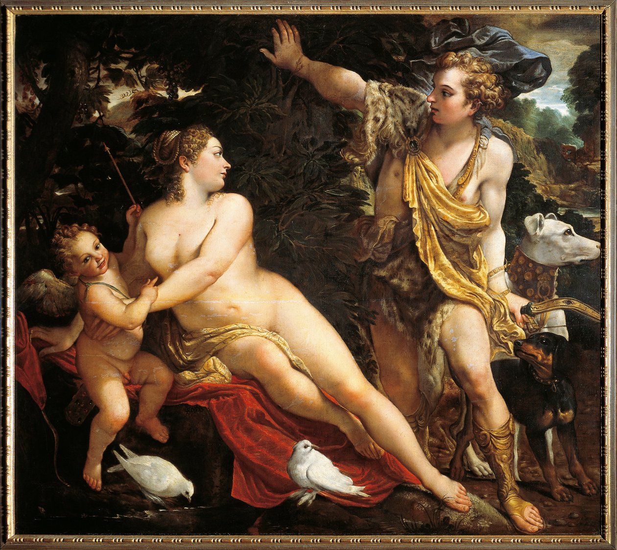 Duitsland, Wenen, Venus en Adonis door Annibale Carracci