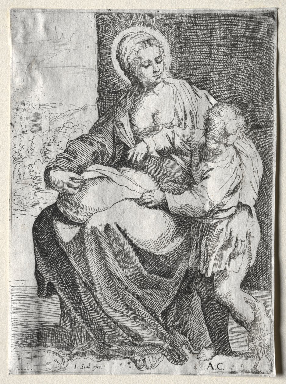 Madonna met de Witte Raaf, 1500s door Annibale Carracci