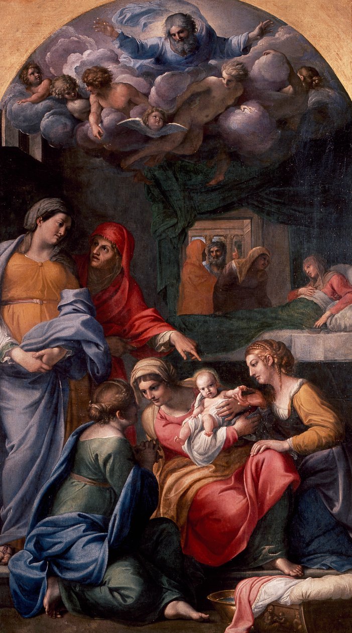 Geboorte van de Maagd Maria door Annibale Carracci