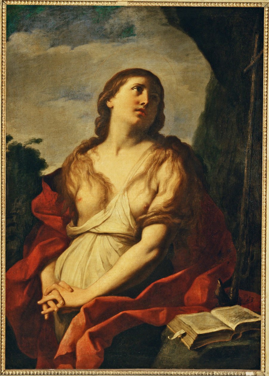 Heilige Maria Magdalena ... door Annibale Carracci