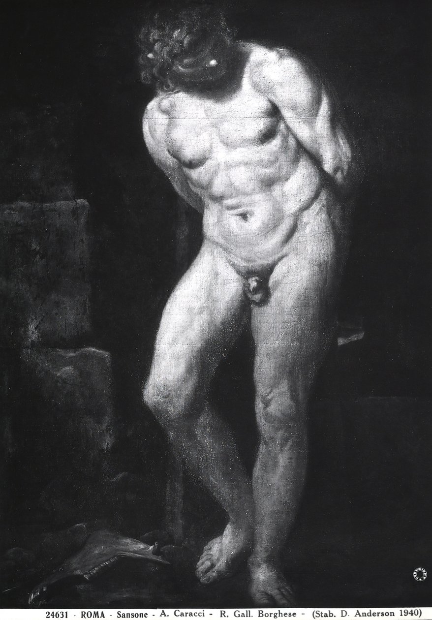 Samson, ca. 1580-1609 door Annibale Carracci