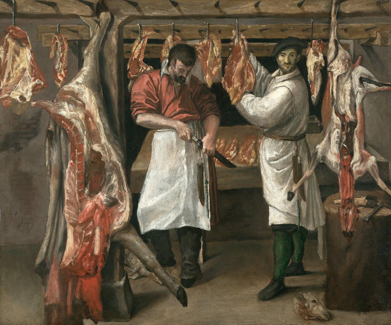 De slagerij door Annibale Carracci