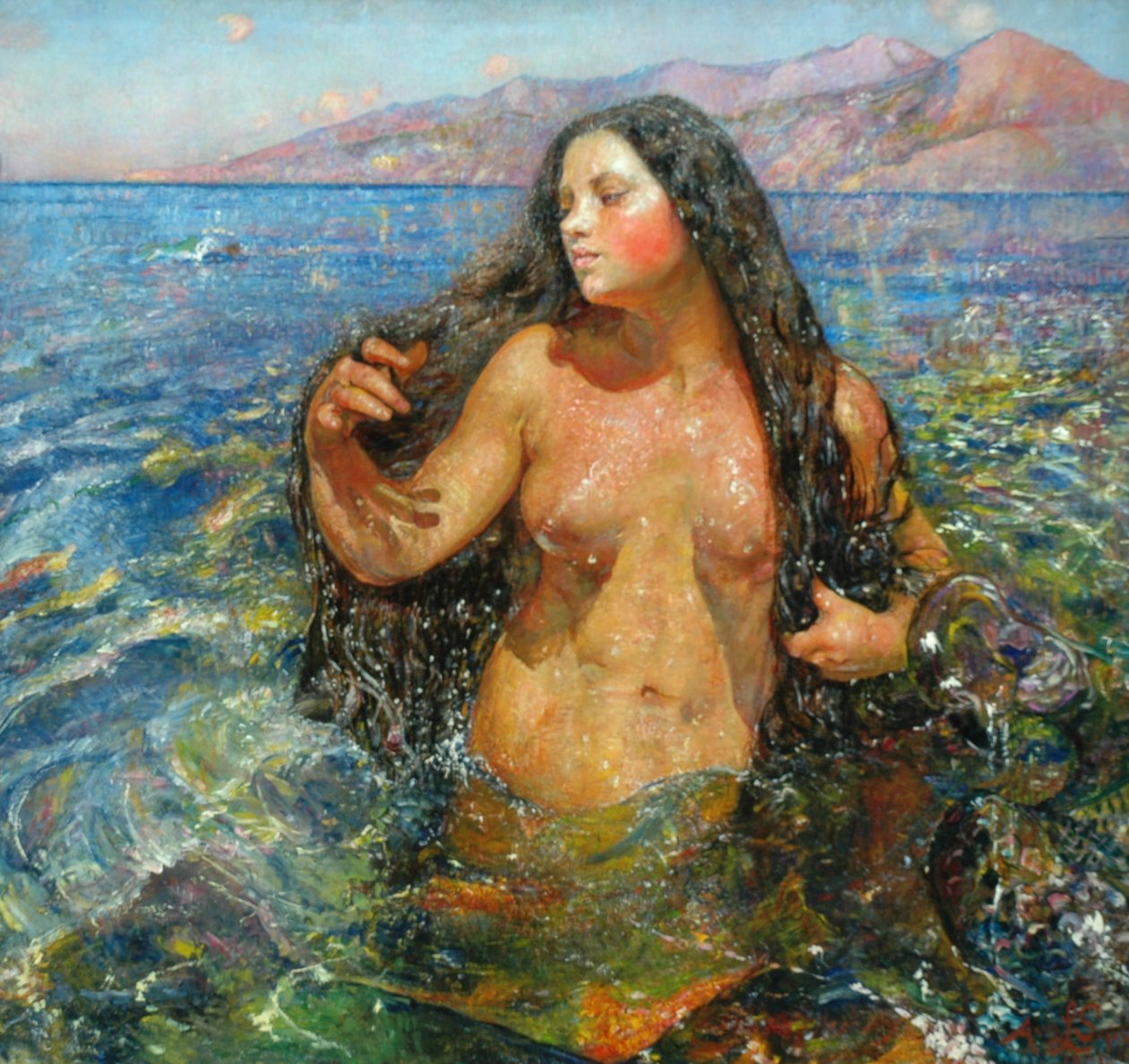 Oceanide door Annie Louisa Swynnerton