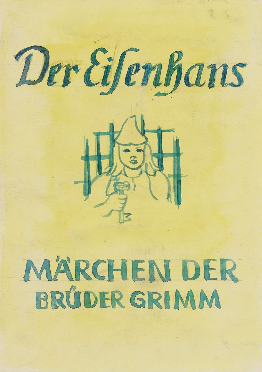 Ontwerp titelpagina: Der Eisenhans door Anny Dollschein